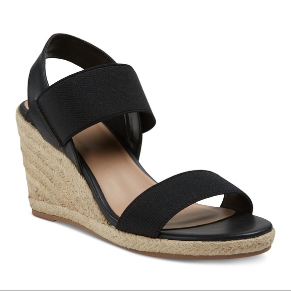 Merona Shoes - Merona Janet Elastic Espadrille Wedge Sandals New